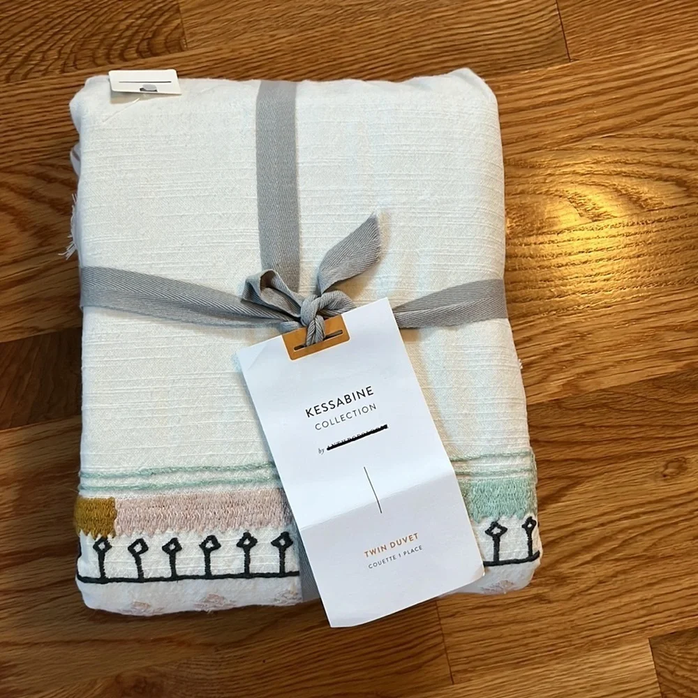 Anthropologie Kessabine Duvet Cover NWT Twin